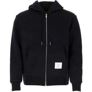 Thom Browne, Heren, Sweatshirts & Hoodies, Blauw, Maat: L Katoen,