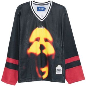 Awake NY, Heren, Tops, Zwart, Maat: L