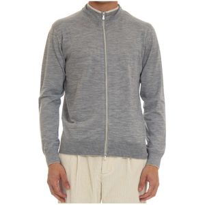 Eleventy, Heren, Sweatshirts & Hoodies, Grijs, Maat: XL Zijde,