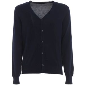 Fay, Heren, Truien, Blauw, Maat: M Wol,