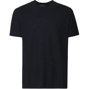 Zanone, Heren, Tops, Zwart, Maat: XL