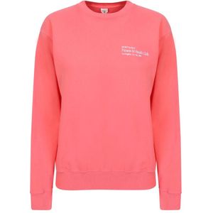 Sporty & Rich, Dames, Sweatshirts & Hoodies, Roze, Maat: S Katoen,