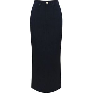 Kocca, Dames, Rokken, Blauw, Maat: W24 Denim,