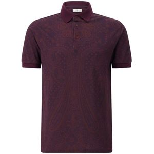 Etro, Heren, Tops, Paars, Maat: S Katoen,