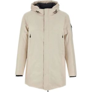 Hugo, Heren, Mantels, Beige, Maat: M Synthetisch,