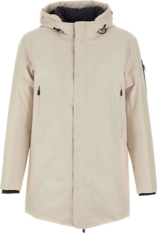 Hugo, Heren, Mantels, Beige, Maat: M Synthetisch,