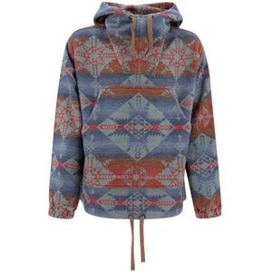 Beams Plus, Heren, Sweatshirts & Hoodies, Veelkleurig, Maat: M