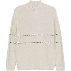 Emporio Armani, Heren, Truien, Beige, Maat: L