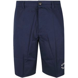 Kenzo, Heren, Korte broeken, Blauw, Maat: XS Katoen,