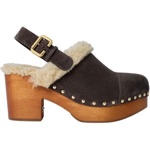 Chloé, Dames, Schoenen, Bruin, Maat: 36 EU Leer,