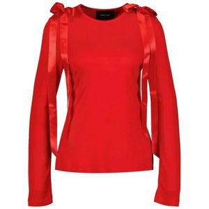 Simone Rocha, Dames, Tops, Rood, Maat: XS Synthetisch,