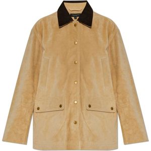 Rag & Bone, Dames, Jassen, Beige, Maat: S Suède,