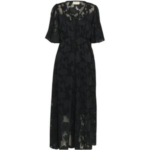 Cream, Dames, Jurken, Zwart, Maat: XS