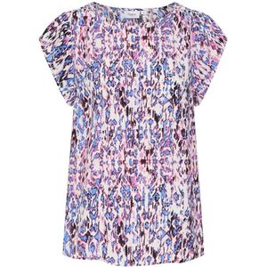 Saint Tropez, Dames, Blouses & Shirts, Veelkleurig, Maat: L Viscose,