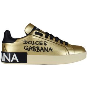 Dolce & Gabbana, Dames, Schoenen, Geel, Maat: 36 EU Leer,