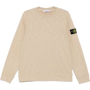 Stone Island - Neutrale Sweatshirt Aw 25 Comfort Stijl - Beige - Sweatvesten