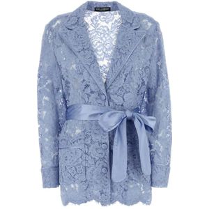Dolce & Gabbana, Dames, Jassen, Blauw, Maat: M