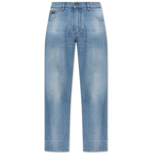 Dolce & Gabbana, Heren, Jeans, Blauw, Maat: XL Katoen,