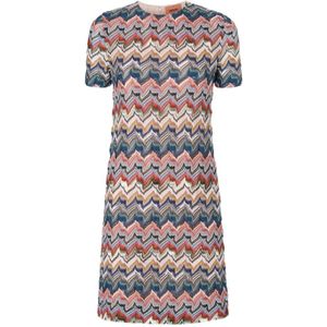 Missoni, Dames, Jurken, Veelkleurig, Maat: XS
