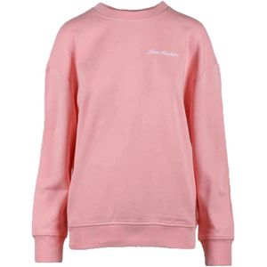 Love Moschino, Dames, Sweatshirts & Hoodies, Roze, Maat: M Katoen,