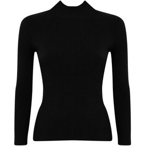 Twinset, Dames, Truien, Zwart, Maat: S Viscose,