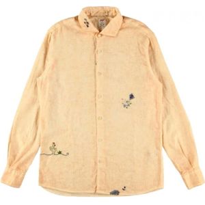 Bob, Heren, Overhemden, Oranje, Maat: 2XL Katoen,