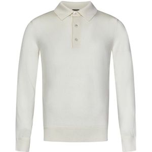 Tom Ford, Heren, Truien, Beige, Maat: 2XL Zijde,