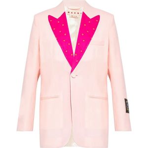 Marni, Dames, Jassen, Roze, Maat: XS Wol,