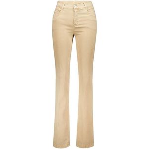 Gardeur, Dames, Jeans, Beige, Maat: 3XL Katoen,