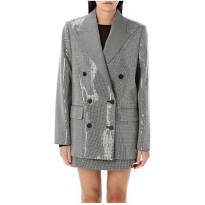 Golden Goose, Dames, Jassen, Grijs, Maat: XS Wol,