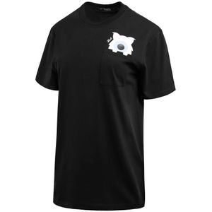 Karl Lagerfeld, Dames, Tops, Zwart, Maat: L Katoen,