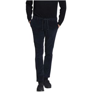 Mason's, Heren, Broeken, Blauw, Maat: S Corduroy,