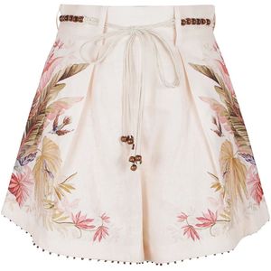 Zimmermann, Dames, Korte broeken, Veelkleurig, Maat: S Linnen,