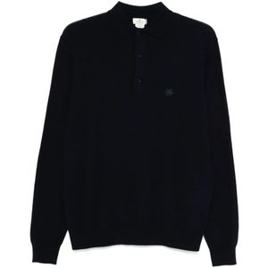 Etro, Heren, Tops, Blauw, Maat: S Wol,