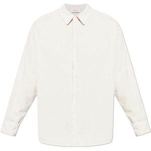 American Vintage, Heren, Overhemden, Beige, Maat: S Katoen,