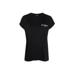 Balmain T-Hemden , Black , Dames , Maat: XS