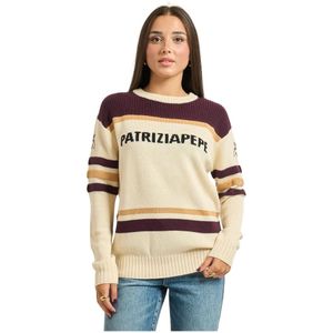 Patrizia Pepe, Dames, Truien, Veelkleurig, Maat: XS Wol,