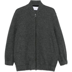 Harris Wharf London, Dames, Jassen, Grijs, Maat: XS Wol,