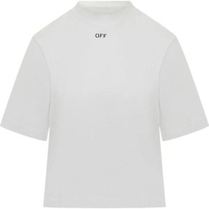 Off White, Dames, Tops, Wit, Maat: L