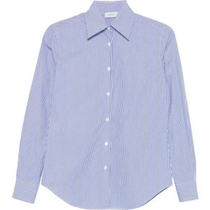 Mazzarelli, Dames, Blouses & Shirts, Blauw, Maat: S
