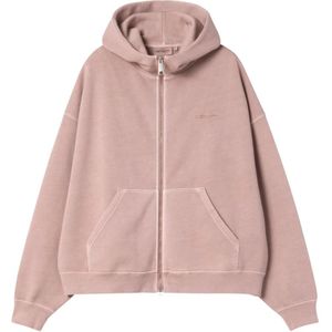 Carhartt Wip, Dames, Sweatshirts & Hoodies, Roze, Maat: M Katoen,