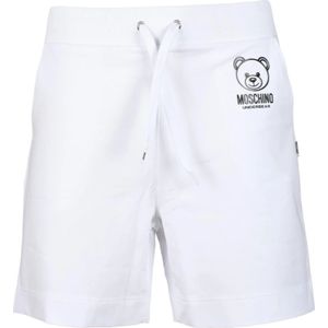 Moschino, Heren, Korte broeken, Wit, Maat: XL Katoen,