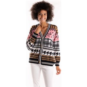 Akep, Dames, Truien, Veelkleurig, Maat: XS Wol,