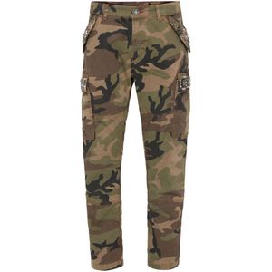 Philipp Plein, Heren, Jeans, Groen, Maat: W28 Denim,