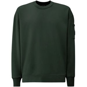 C.p. Company, Heren, Sweatshirts & Hoodies, Groen, Maat: L Fleece,