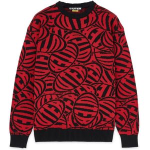 Iuter, Heren, Truien, Rood, Maat: L Katoen,