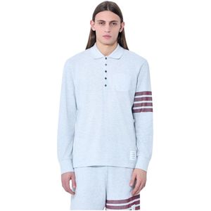 Thom Browne, Heren, Tops, Grijs, Maat: L Katoen,