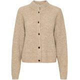 Gestuz - Korte Cardigan - Beige - Alphagz Stijl