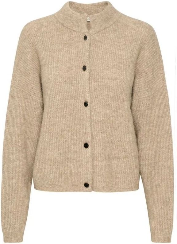 Gestuz - Korte Cardigan - Beige - Alphagz Stijl