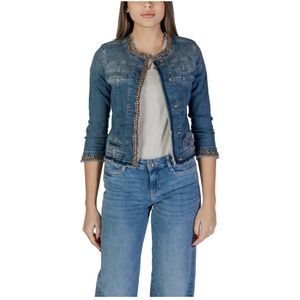 Liu Jo, Dames, Jassen, Blauw, Maat: XS Katoen,